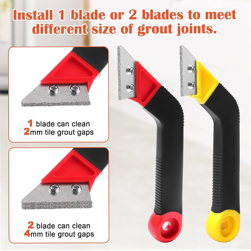 Professional 11-Piece Grout Removal Kit | 3 Saws & 8