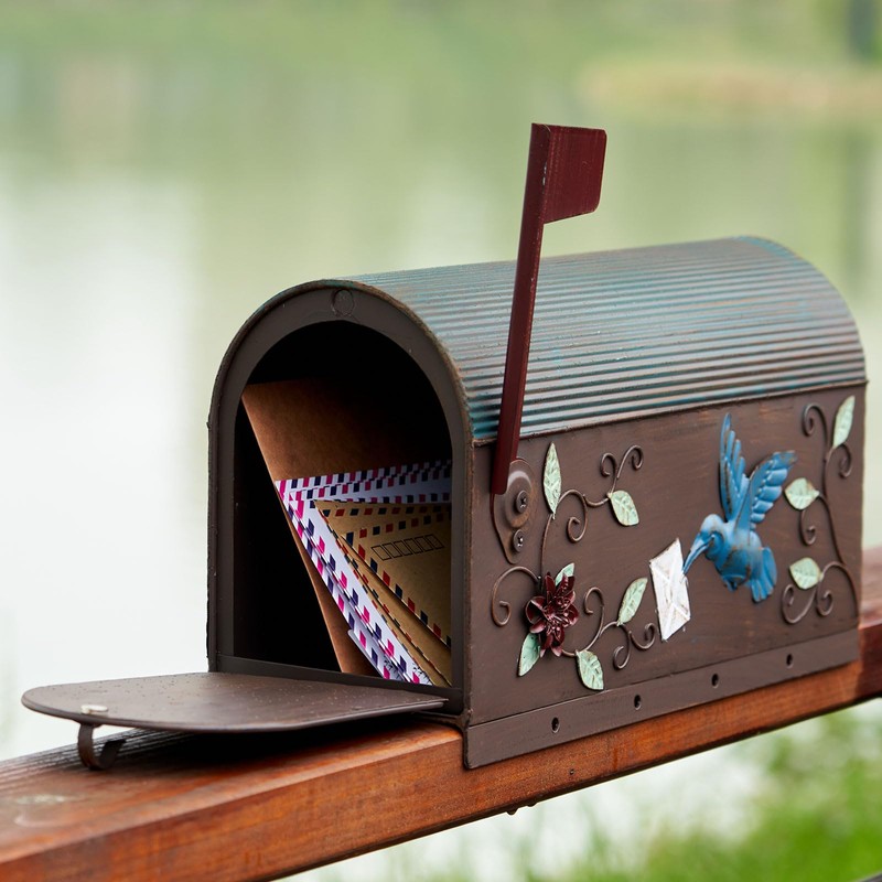Heavy Duty Mailboxes for Outside, Post Mount Mailbox,Decorative Mailboxes Outside