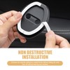 Polcatay 2 PCS Car Door Latch Cover, Silent Buffer Rust-Proof