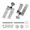 Meaferks Toilet Seat Sturdy Hinges, Easy Clean & Quick Release