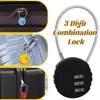 Bonsicoky 6 Pack 3 Digit Combination Lock - Outdoor Waterproof