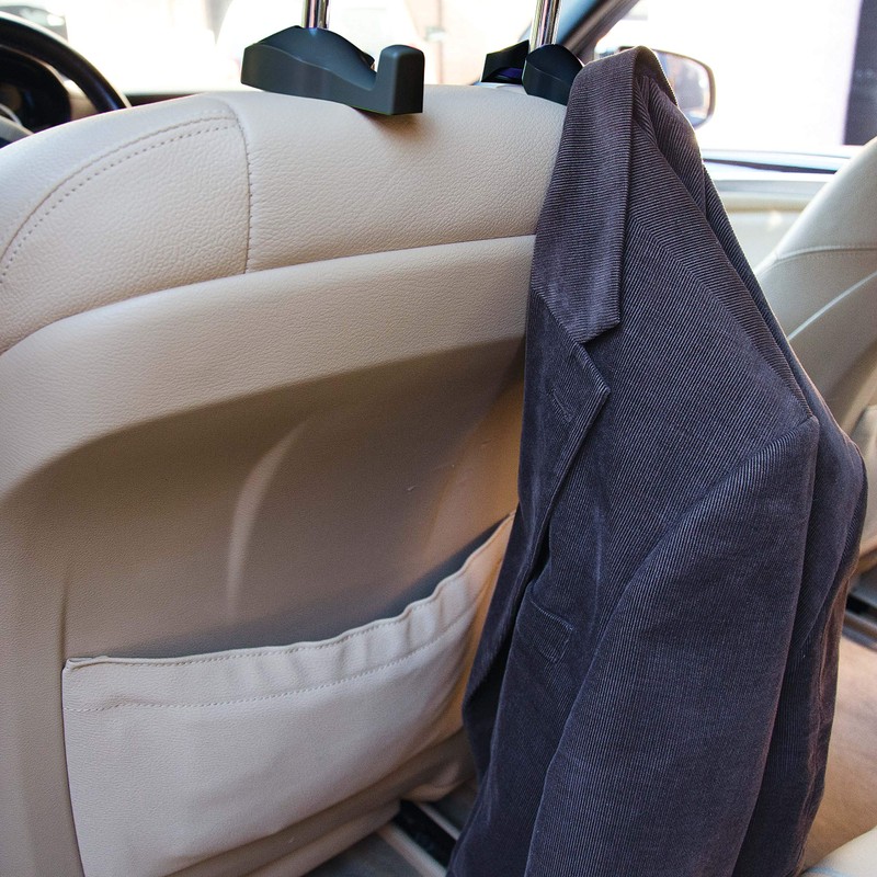 CAR+ Universal Back Seat Headrest Hanger Holder Hook 2-Pieces