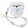 Cute Case for Airpod 3 with Pearl Lanyard Girly Cover