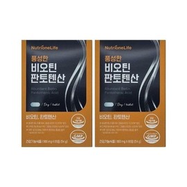 뉴트리원 풍성한 비오틴 판토텐산 900mg 60정 2개/mjc NutriOne Rich Biotin Pantothenic Acid 900mg 60 Tablets 2pcs/mjc
