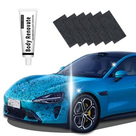 QIAHEE Nano Sparkle Cloth Car Scratch Remover, Nanosparkle Cloth for Car Scratches, Nano Wipes for Car Scratches, 7 Pcs Comes with Repair Cream, Reusable (3)