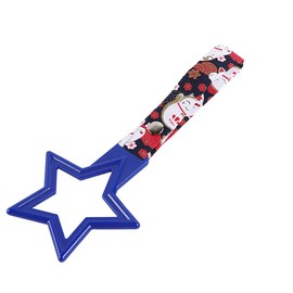 Q1-TECH, JDM Tsurikawa Ring Japanese Subway Train Bus Car Handle Cute Star Shaped Handle Hand Strap Rear Front Bumper Warning Rings Drift Charm Drift Bosozoku Car Accessory (Blue -BKC)
