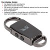 S23 Black Mini Key Ring Shape USB Flash Drive MP3