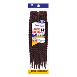 Shake N Go Freetress Crochet Bulk Braiding Hair - LARGE BOX BRAIDS 14" (530)