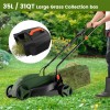 Costway 12-AMP 13.5" Corded Electric Grass Corded Lawn Mower Adjustable