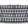 Chrome Mesh Front Lower Bumper Grill Grille Guard ABS Compatible