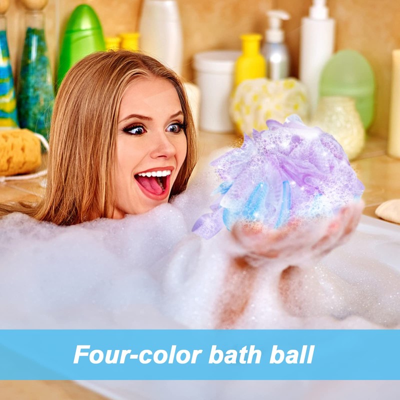 Body Scrubber Sponge, Loofah Bath Sponge, Wash Sponge for Body