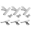 9Pcs Stainless Steel Food Storage Bag Sealing Chip MultiPurpose Air