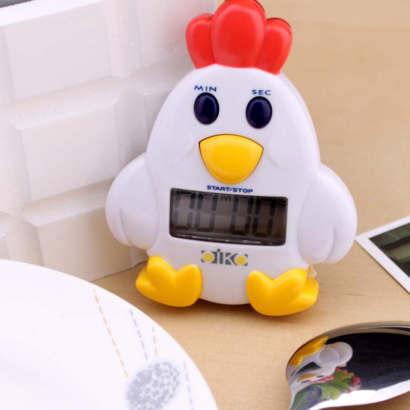 DOITOOL Chicken Timer Cooking Time Clock Clip on Animal Timer