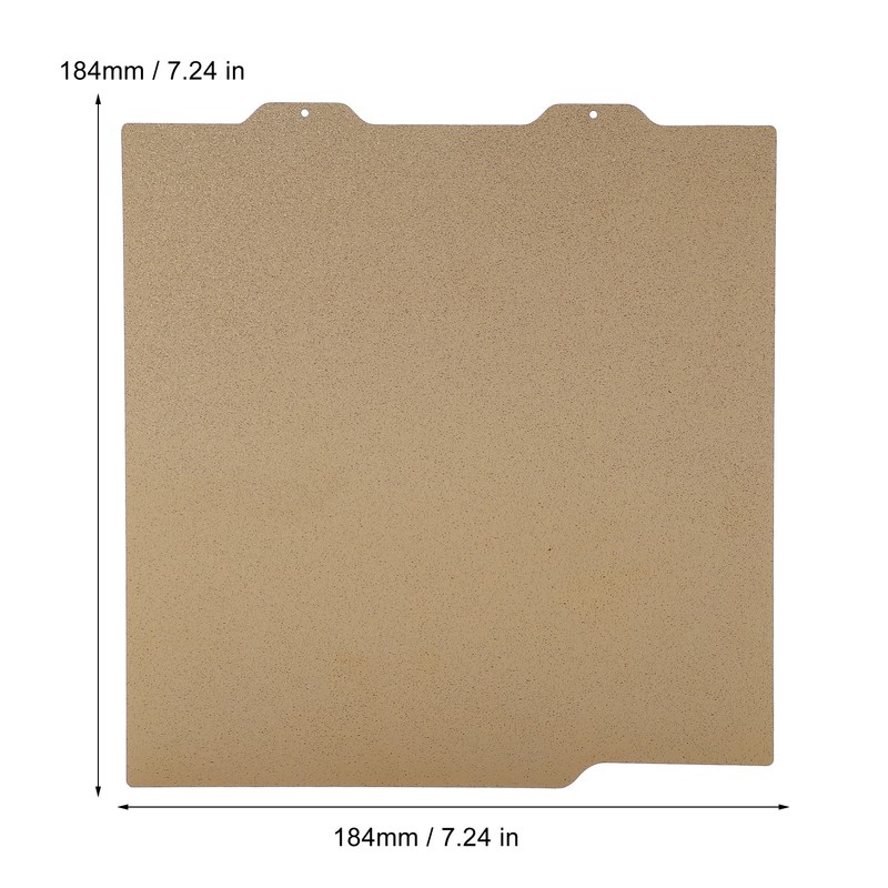 Double Sided Textured PEI Build Plate 184x184mm 3D Printer Flexible