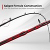 Piscifun® Torrent Casting Rod Two Pieces - Color: Torrent-Medium-6'9"