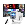 [Auto Focus & 2026 Upgraded] Mini Projector 1080P FHD Support