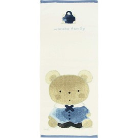 Hayashi FI207901 Imabari Face Towel, Approx. 13.4 x 31.5 inches (34 x 80 cm), Large Face, Blue