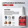 CYAFIXED Strong Cyanoacrylate (CA) Super Glue, High Strength Thick Viscosity