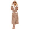 ccko Plush Robes For Women, Fleece Fuzzy Womens Robe,Soft Warm