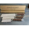 Gold Coast Set of 3 Wood Grain Santoku Knives