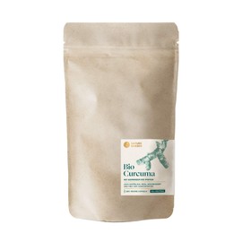 Organic Turmeric Capsules with Black Pepper Refill Pouch - 360 capsules / 4575 mg Organic Turmeric per Daily Dose/with High-quality Curcumin & Piperine/Vegan, Certified & Sustainable