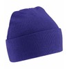 Beechfield Unisex Knitted Hat Purple One Size