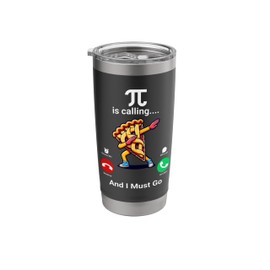 Pie Is Calling I Must Go Pi Day Stainless Steel Insulated Tumbler