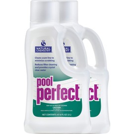 Natural Chemistry Pool Perfect, 2 L, 2 Pack, Pool Cleaner to Eliminate Contaminant, Debris, and Other Residue