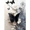 Black Butterfly 5D Diamond Painting Kits for Adults, Diamond Art