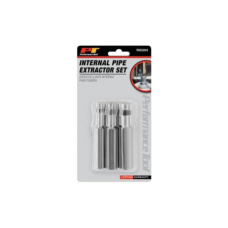 Performance Tool W83204 3 Piece Set, Hardened Steel Construction, Broken
