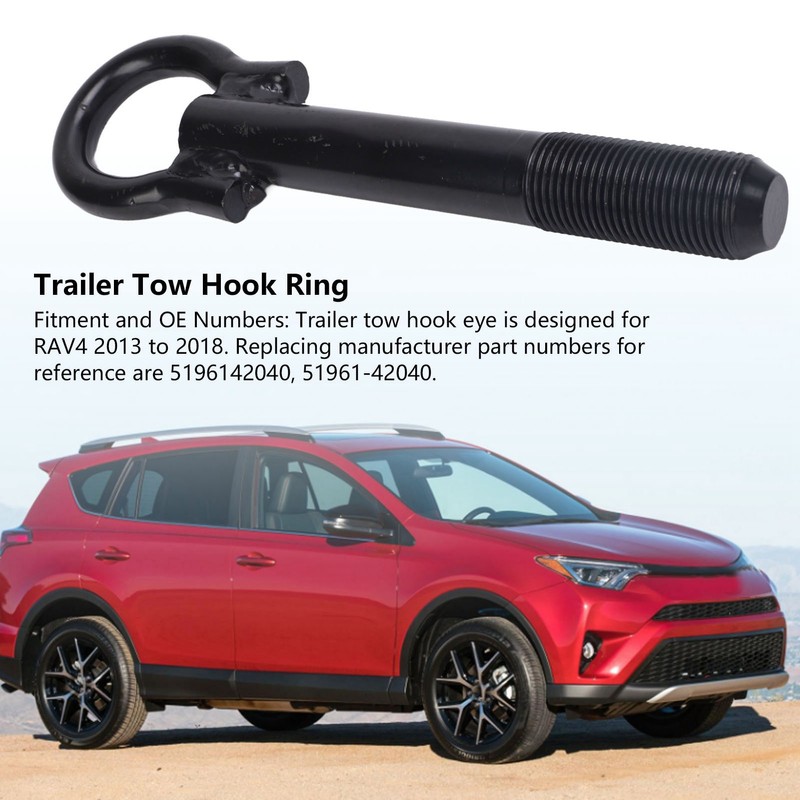 Towing Eye Hook Forged Steel Safe Rustproof 5196142040 OEM Tractive
