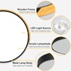 Qamra LED Ceiling Light, Ceiling Light, 30 cm, Black Ceiling