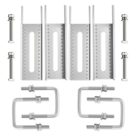Racewill 8" Boat Trailer Vertical Bunk Bracket for Carpeted Guide