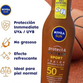 Protector Solar Nivea Sun Sport Protect & Refresh Fps 50