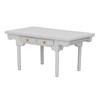 1: 12 Dollhouse Desk Wooden Modern Miniature Table Mini Writing
