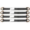 4-Pack of 2" x 24" Axle Tow Wrecker Tie-Down Straps