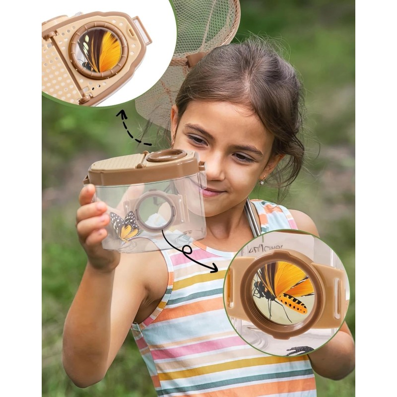 Robud Kids Outdoor Explorer Kit 12Pcs Bug Catcher Adventure Gift