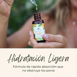 Baja Basics Vitamina C Serum Facial, Para Iluminar y Proteger la Piel, Antiedad, Hidratación Profunda, Ayuda a la Producción de Colágeno, Suero Facial