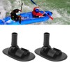 2PCS Inflatable Boat Tent Base PVC 180 Degree Rotation Kayak