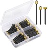 MAPVOLUT 90PCS Picture Hanging Nails, 3 Sizes Wall Decorative Nails