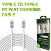 Dual USB-C/PD 60W Fast Charging Cord Compatible with BLU Pure