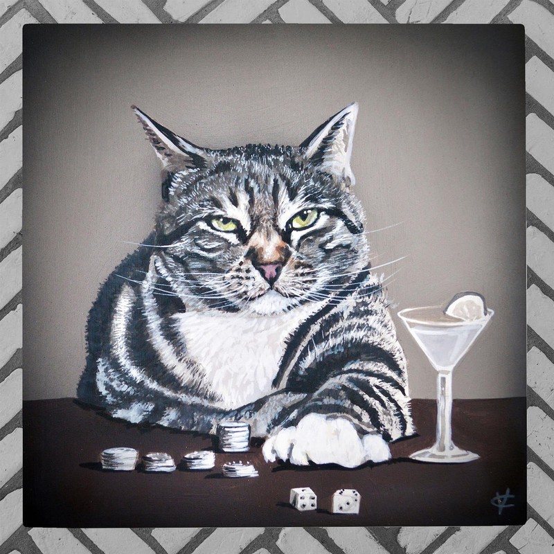 Global Designs Lucky Clifford Artwork by Victoria Coleman Printed Onto