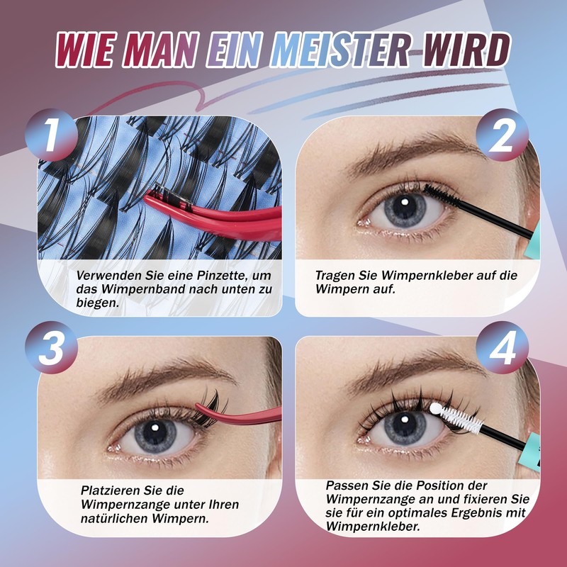 Mayhug Eyelash Extensions Set, Natural Lash Extension Set, 8-18 mm,