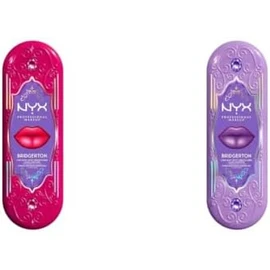 Kit de Labios Bridgerton NYX – 4 tonos veganos + delineador y brillo
