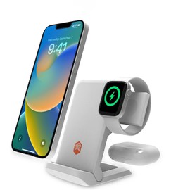 STM ChargeTree: 3-in-1 Foldable MagSafe Wireless Charging Station (Supports 20W rapid charging); Can be quickly and fully charged; Foldable, so you can make use of space in a compact desk or nightstand; Compatible with IPhone16/16 Pro/16 Pro Max/15/14/13