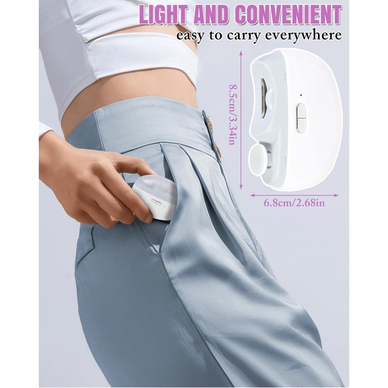 Electric Nail Clipper for Seniors Adults with Debris Catcher and