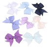 WOONEKY Metal Clip Dog Bows 8pcs Pet Hair Bows Multi-Function