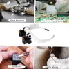 Headband Magnifier Eye Loupes Eyeglass Style Hands-Free Magnifying Multiple Magnifications