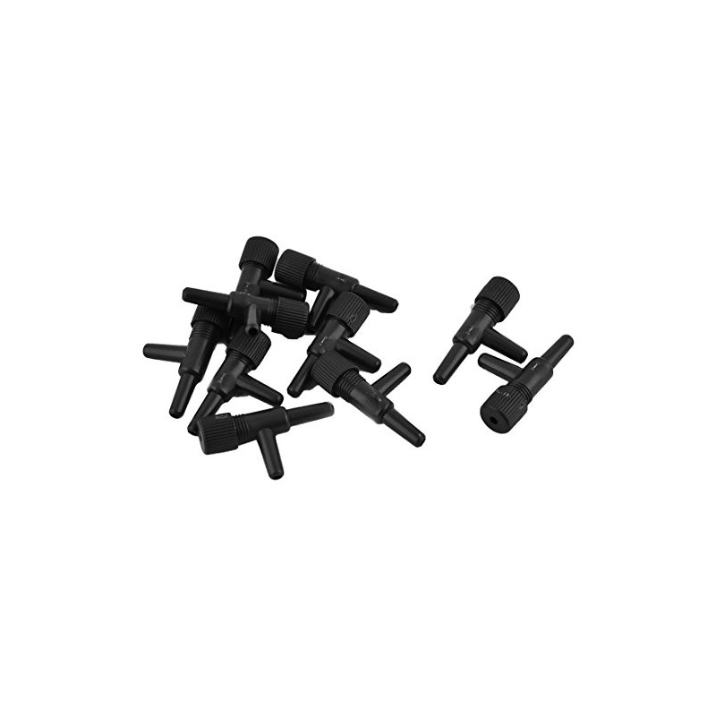 Sourcingmap® Plastic Aquarium 2 Way Design Air Line Tubing Flow