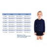 SMILING PINKER Little Girls Crewneck Cardigans Button Knitted Uniform Sweaters(8-9